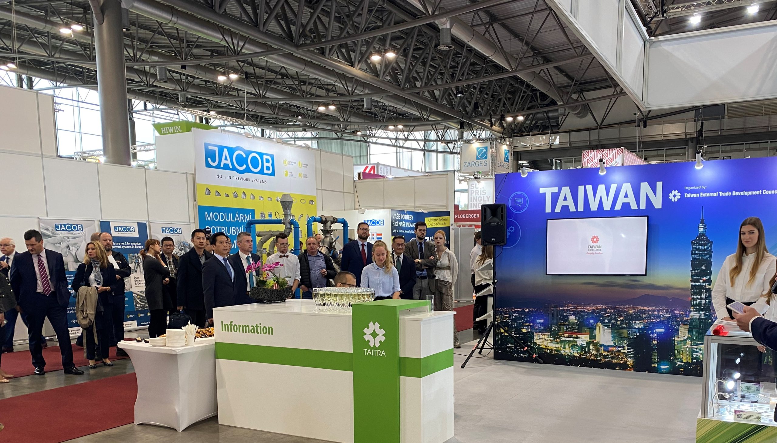 Tchaj-wan na Strojírenském veletrhu v Brně představuje v rámci svého pavilonu 16 inovativních firem